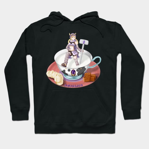 Felicia Mistuki in a teacup Hoodie by Antonydraws